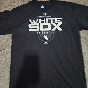 Majestic Black White Sox Baseball Tee